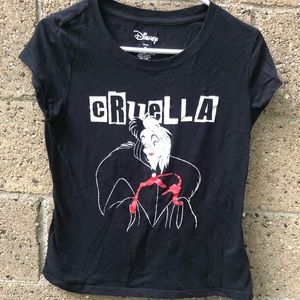 Disney Cruella DeVil Black T-shirt